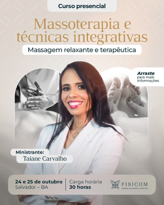 MASSOTERAPIA E TÉCNICAS INTEGRATIVAS: Massagem relaxante e terapêutica